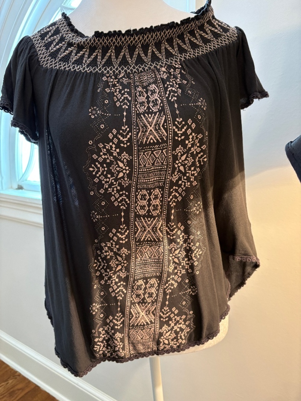 Altar'd Otate Designer Grey Black Flowing with Embroidery different lengths